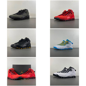 Jordan Air Jordan 10 Retro High-Top Basquetebol Sapatos-5108  