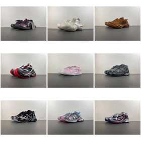 Balenciaga série plataforma lace-up baixa-top e meio-top grosso tênis-5112  