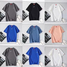 Nike pescoço tripulação manga curta desporto T-shirt-5161  