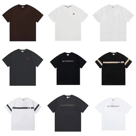 Burberry nova T-shirt de manga curta bordada-5168  