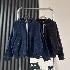 Stone Island roupa de trabalho solta com capuz jaqueta de denim-5191  