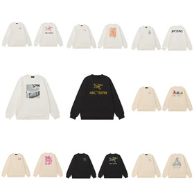 Arcteryx nova alta gama peso pesado loopback algodão manga longa suéter-5227  