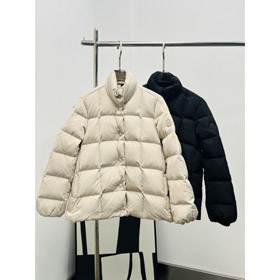 Moncler novo estilo stand-collar leve e quente para baixo jaqueta preenchida com 90% pato branco para baixo-5304  