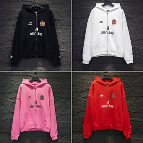 Balenciaga colaboração futebol inspirado roupas desportivas com capuz com bordado e impresso logo-5329  