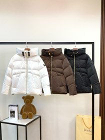 Prada novo curto com capuz para baixo jaqueta-5355  