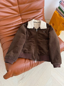 Polo Ralph Lauren nova jaqueta com colarinho zip-up com painéis contrastantes-5364  