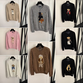 Novo Polo Ralph Lauren suéter com bordado urso patch-5392  