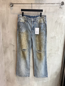 Acne Studios afligido jeans com detalhes rasgados-5452  