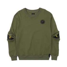 Fendi monstro olhos tripulação camiseta de manga longa-5491  