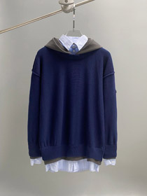 Balenciaga novo suéter de malha de lã de três peças-5493  