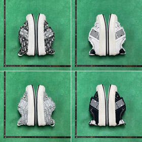 Dior impressa plataforma low-top tênis-5508  