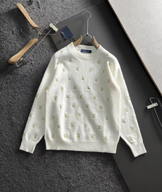 Louis Vuitton LV todo-sobre bordado carta malha suéter-5542  