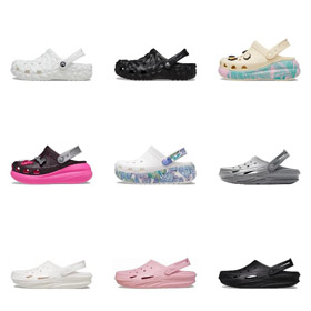 Crocs x Puff & Bea Crocs plataforma sandálias-5568  