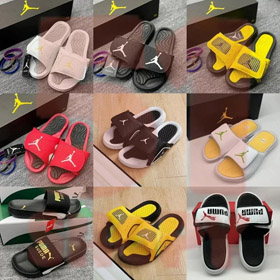 Jordan moderno e confortável velcro chinelos-5594  