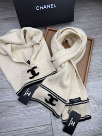 O novo clássico e versátil da Chanel lenço quente de malha de lã-5600  