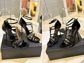 Yves Saint Laurent YSL aberto-dedo do pé sapatos-5612  