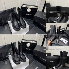 Chanel novo Chelsea tornozelo e joelho botas-5619  