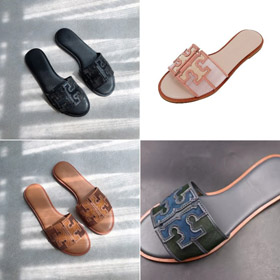 Tory Burch malha plana slide sandálias-5625  