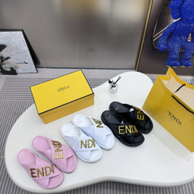 Fendi nova carta de metal embelezado plataforma sandálias-5709  