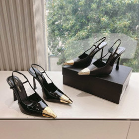 Yves Saint Laurent YSL ponta-dedo do pé deslizar-em slingback saltos-5724  