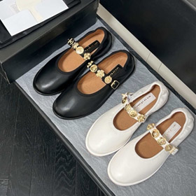 Chanel novo estilo vintage bombas de salto baixo-5733  