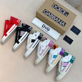 Dolce & Gabbana DG novo leve e confortável lace-up sapatos de topo baixo-5762  