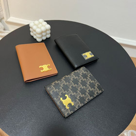 Celine suporte de cartão de couro multifuncional-5781  