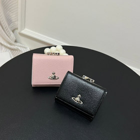 Vivienne Westwood curto tri-dobra bolsa de moeda-5785  