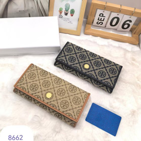 Tory Burch novo monograma longo multifuncional moeda bolsa-5805  