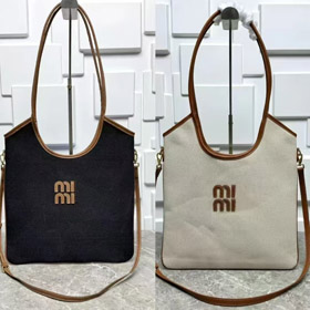 Miu Miu grande capacidade tela crossbody saco-5811  