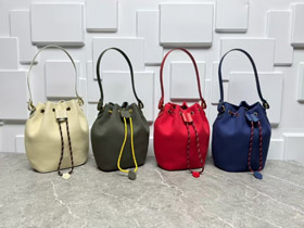 Miu Miu novo cordão tela balde saco-5816  
