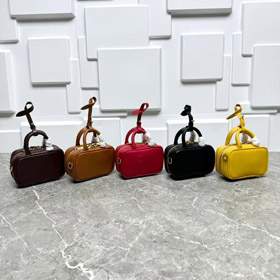 Miu Miu novo mini bolsa de bowling de couro com cintura-5819  