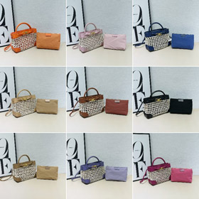 Bottega Veneta Novo artesanal aberto e tecido Rafia saco-5839  