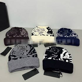 Dolce & Gabbana DG novo chapéu de malha espessado full-print-5858  