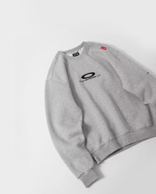 Oakley bordado crewneck fleece suéter-5882  