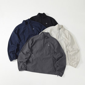 ALO meio-zip bordado stand-collar atlético jaqueta-5897  