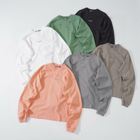 Acne Studios lavou camiseta de manga longa-5943  