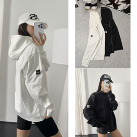 Alo Sport Yoga confortável camiseta com capuz-5956  