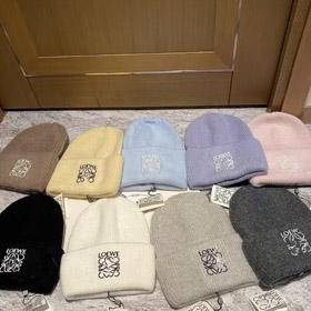 Loewe novo coelho quente pele de malha chapéu-5973  